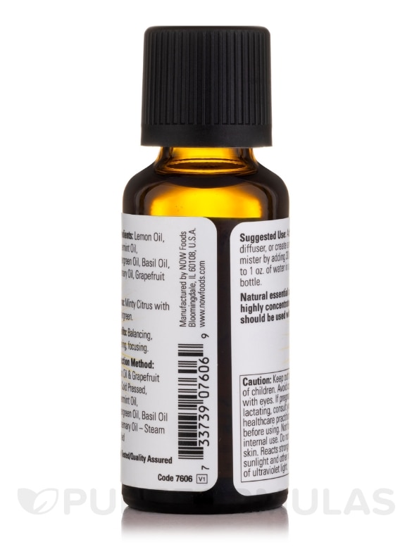 NOW® Essential Oils - Mental Focus Focusing Oil Blend - 1 fl. oz (30 ml) - Alternate View 2