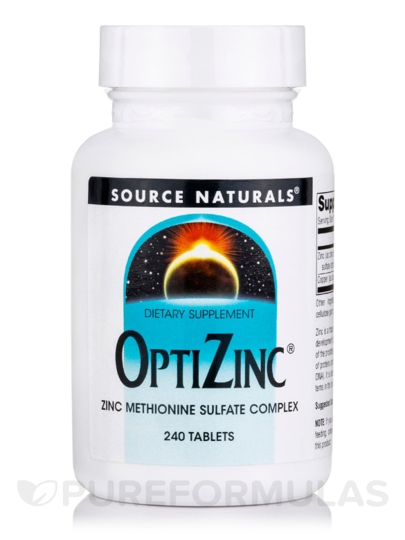 Optizinc Monomethionine - 240 Tablets