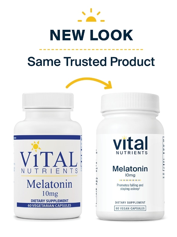 Melatonin 10 mg - 60 Vegetarian Capsules - Alternate View 1