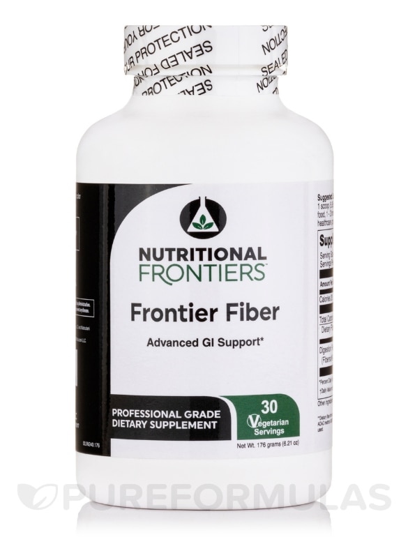 Frontier Fiber Powder - 30 Vegetarian Servings (6.21 oz / 176 Grams)