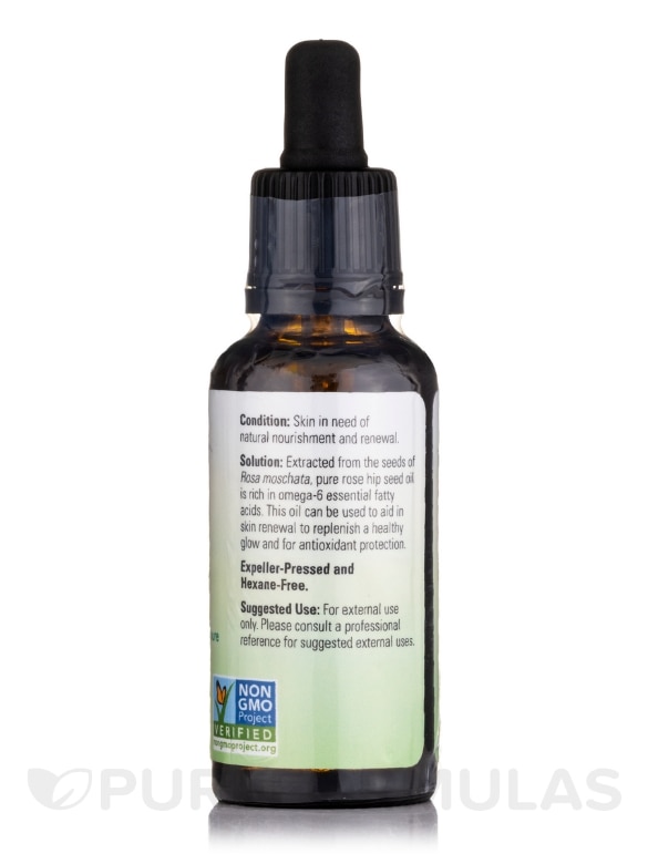 NOW® Solutions - Organic Rose Hip Seed Oil 100% Pure - 1 fl. oz (30 ml) - Alternate View 1
