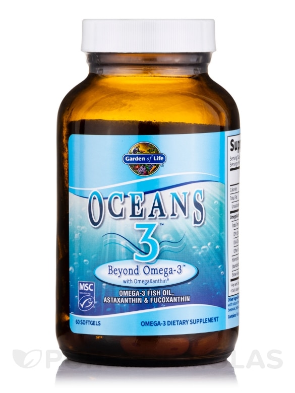 Oceans 3™ - Beyond Omega 3™ - 60 Softgels - Alternate View 2