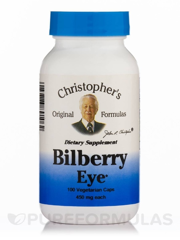 Bilberry Eye Support - 100 Vegetarian Capsules