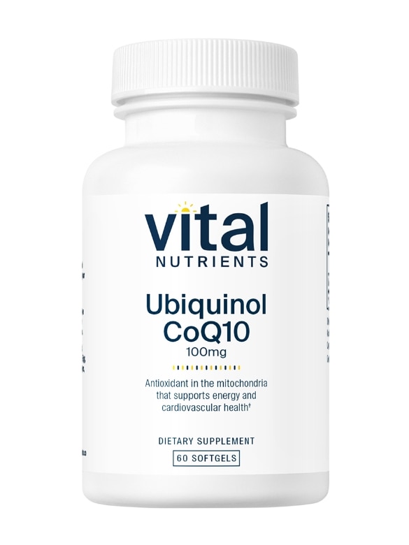 Ubiquinol CoQ10 100 mg - 60 Vegetarian Softgels