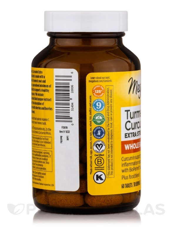 Turmeric Strength™ for Whole Body - 60 Tablets - Alternate View 3