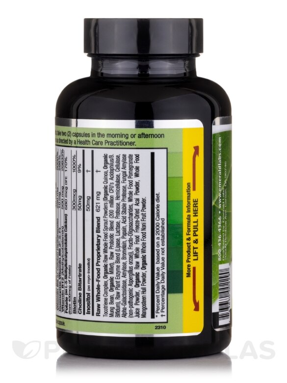 B Healthy (Co-Enzymated) - 60 Vegetable Capsules - Alternate View 3
