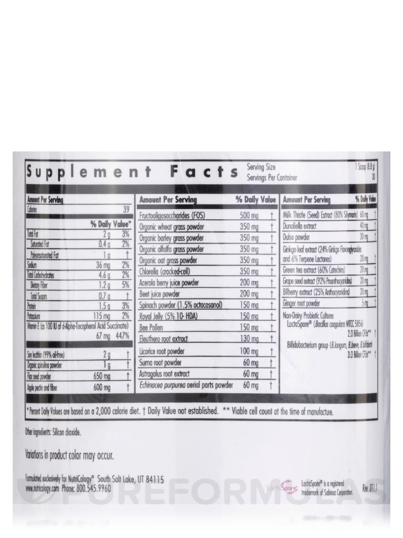 ProGreens® Powder (30 Day Supply) - 9.27 oz (265 Grams) - Alternate View 4