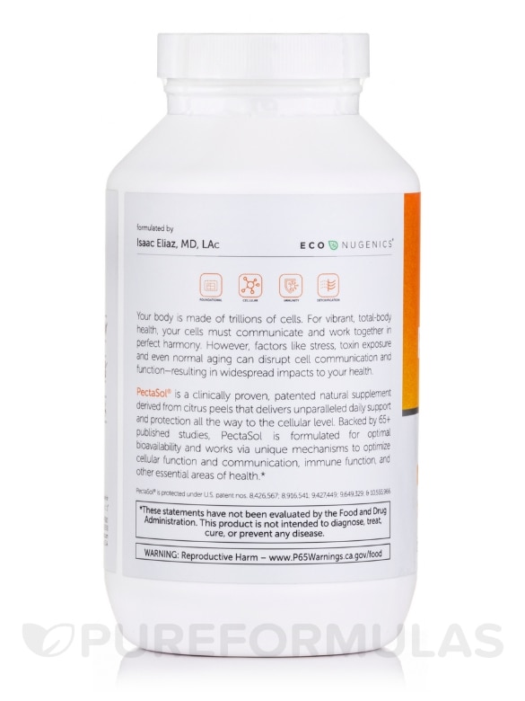 PectaSol® Modified Citrus Pectin Capsules - 270 Vegetarian Capsules - Alternate View 2