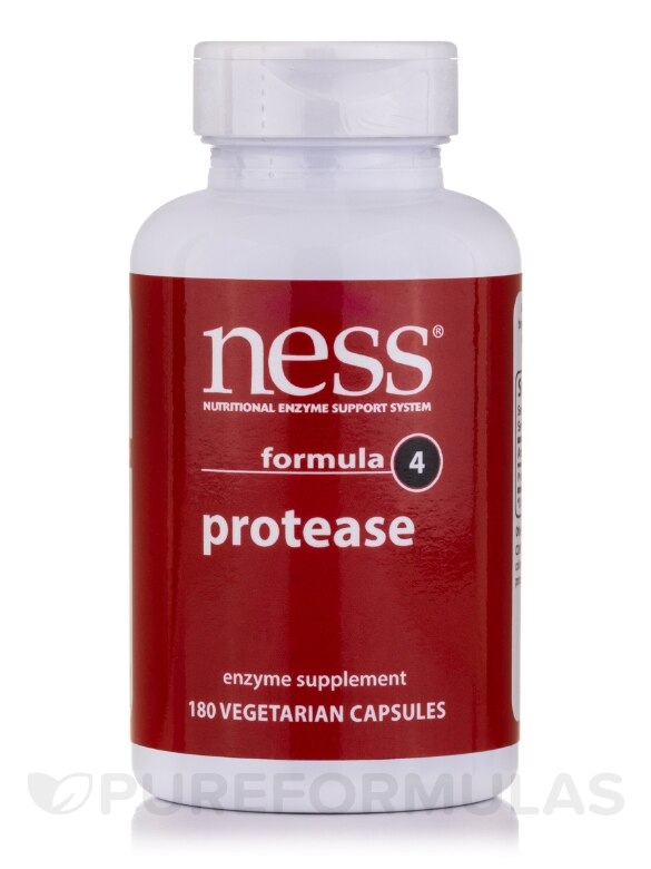 Protease (Formula 4) - 180 Vegetarian Capsules