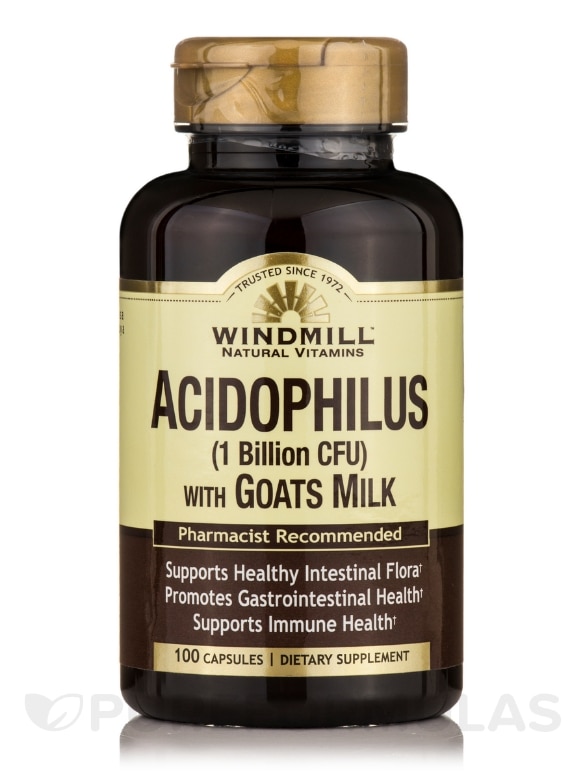 Acidophilus with Goat Milk - 100 Capsules