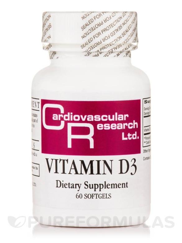 Vitamin D3 25 mcg (1,000 I.U.)