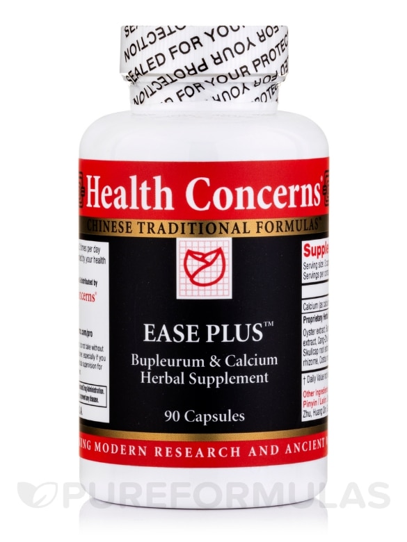 Ease Plus™ (Bupleurum & Calcium Herbal Supplement) - 90 Capsules