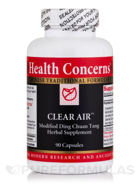 Clear Air™ (Modified Ding Chuan Tang Herbal Supplement) - 90 Capsules