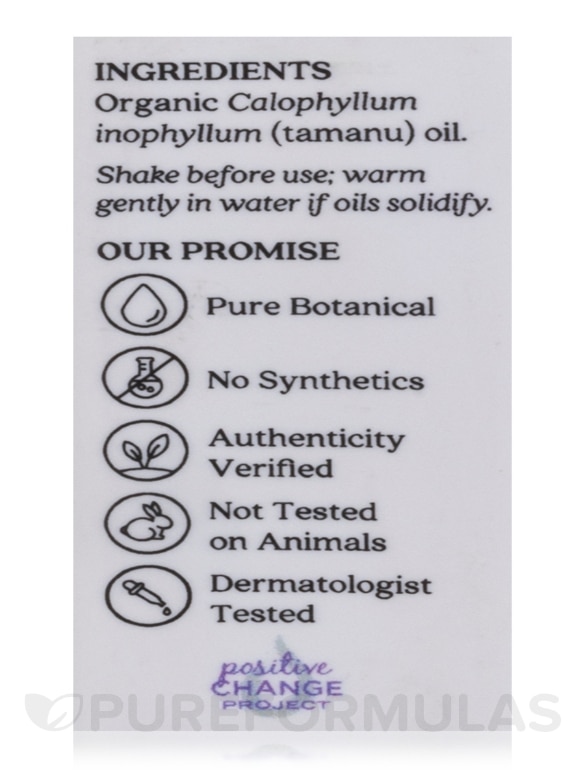 Organic Tamanu Skin Care Oil - 1 fl. oz (30 ml) - Alternate View 4