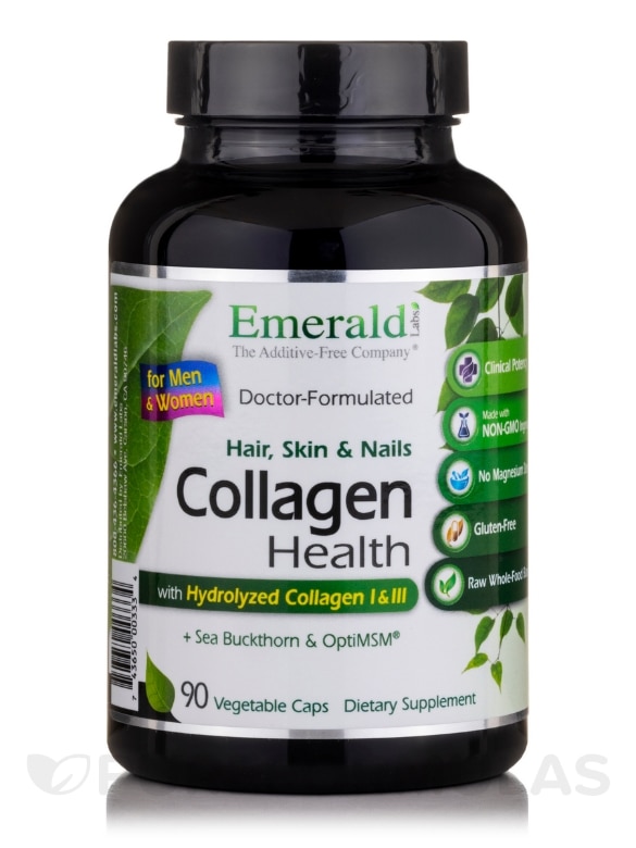 Collagen Health for Hair, Skin & Nails - 90 Vegetable Capsules