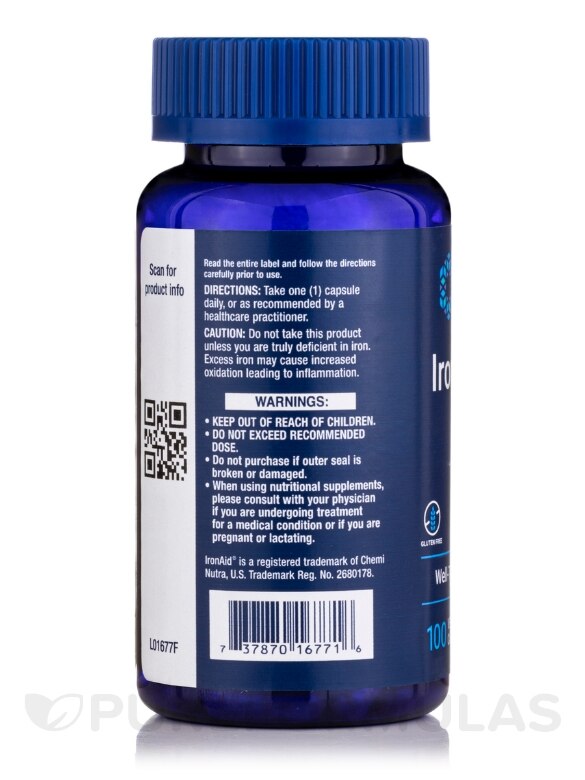 Iron Protein Plus 300 mg - 100 Capsules - Alternate View 2