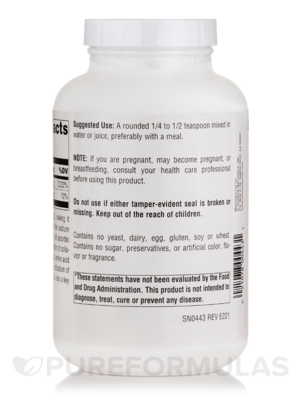 Vitamin C Powder - 16 oz (453.6 Grams) - Alternate View 2