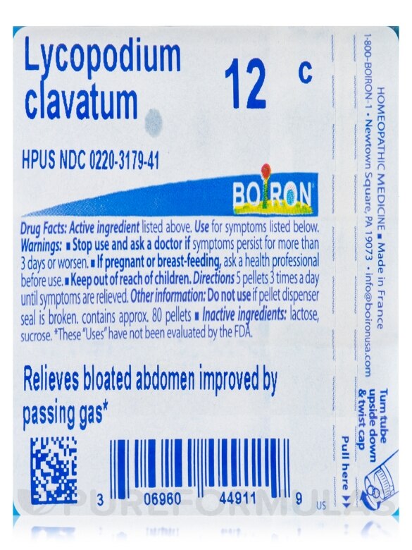 Lycopodium Clavatum 12c - 1 Tube (approx. 80 pellets) - Alternate View 4