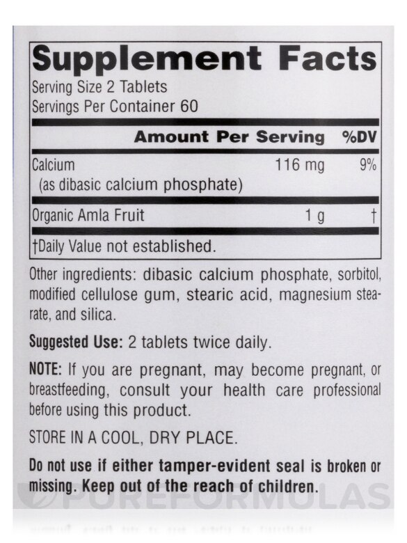 Amla Superfruit™ 500 mg - 120 Tablets - Alternate View 4