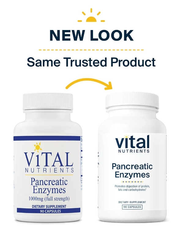Pancreatic Enzymes 1000 mg - 90 Capsules - Alternate View 1