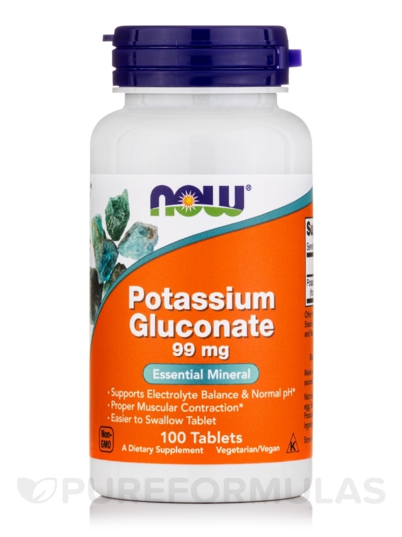 Potassium Gluconate 99 mg - 100 Tablets