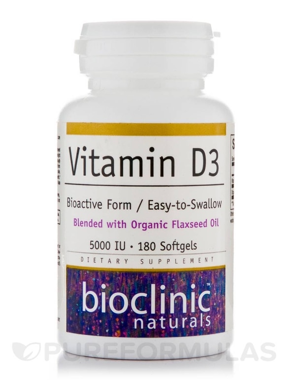 Vitamin D3 5000 IU - 180 Softgels