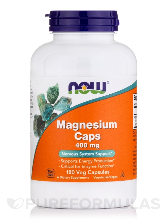 Magnesium Caps 400 mg - 180 Veg Capsules