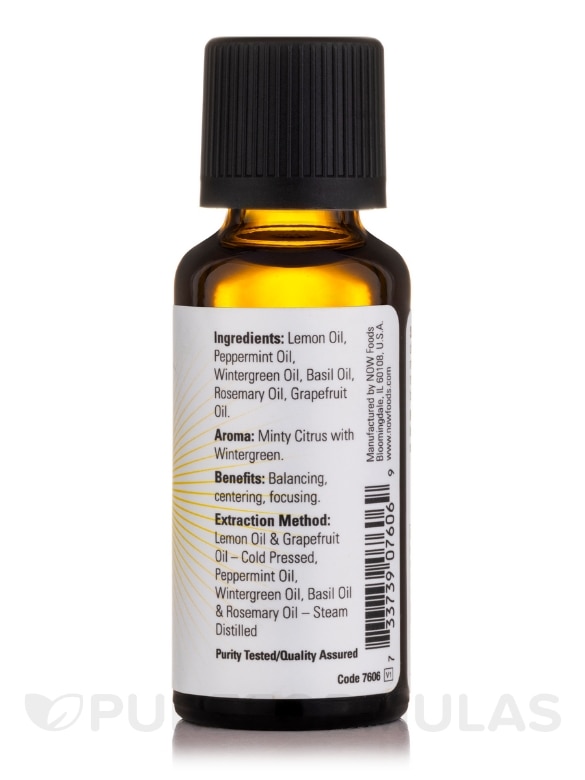NOW® Essential Oils - Mental Focus Focusing Oil Blend - 1 fl. oz (30 ml) - Alternate View 1