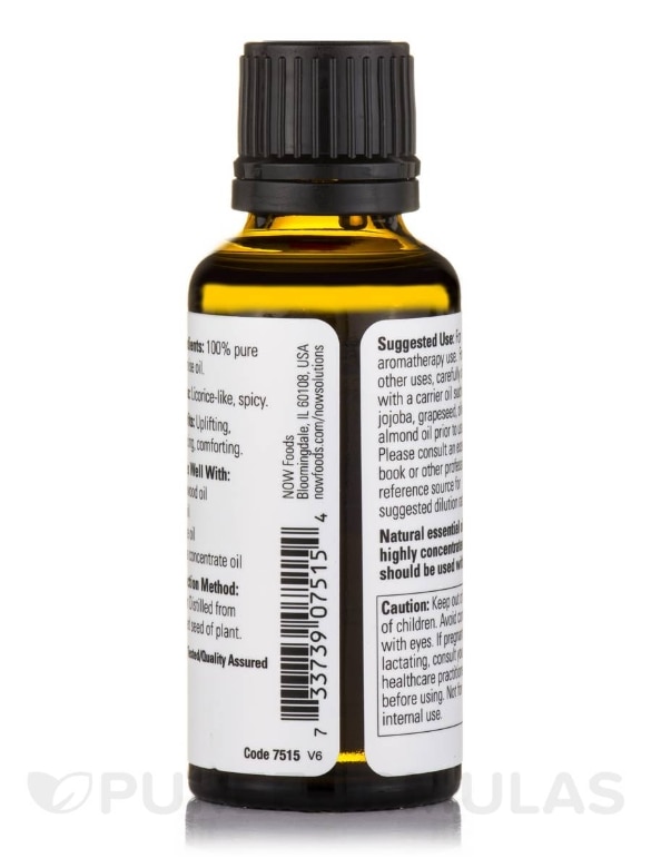 NOW® Essential Oils - Anise Oil - 1 fl. oz (30 ml) - Alternate View 2