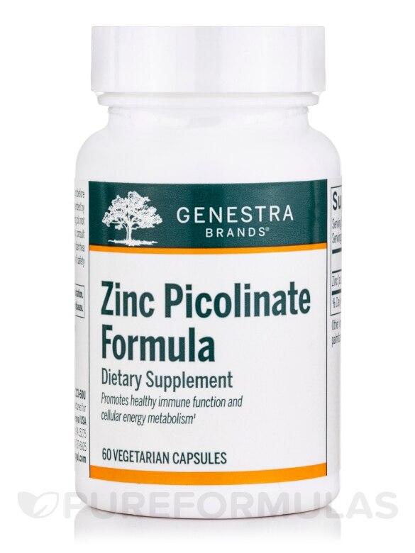 Zinc Picolinate Formula - 60 Vegetable Capsules