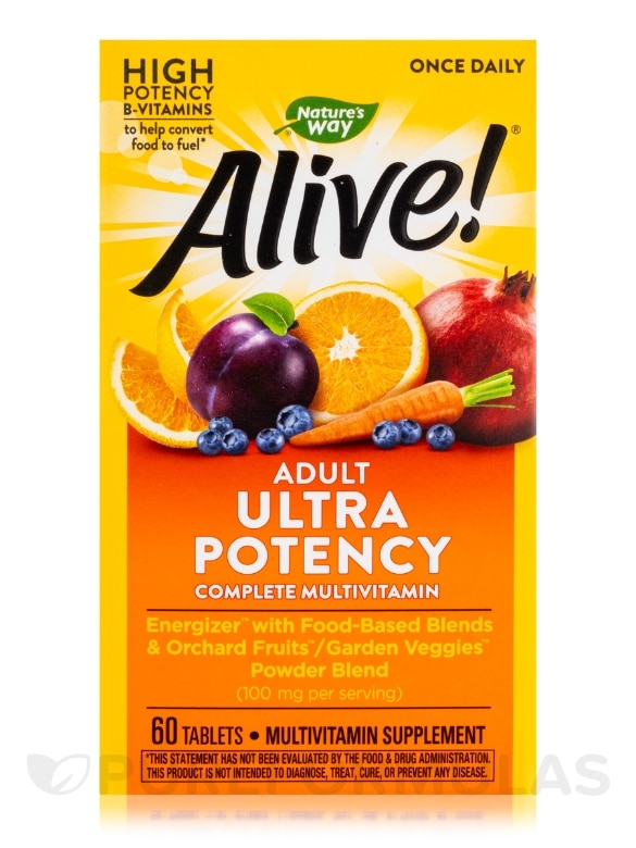 Alive!® Once Daily Ultra - 60 Tablets - Alternate View 3
