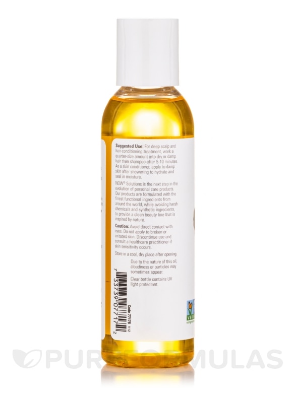 NOW® Solutions - Jojoba Oil (100% Pure) - 4 fl. oz (118 ml) - Alternate View 2