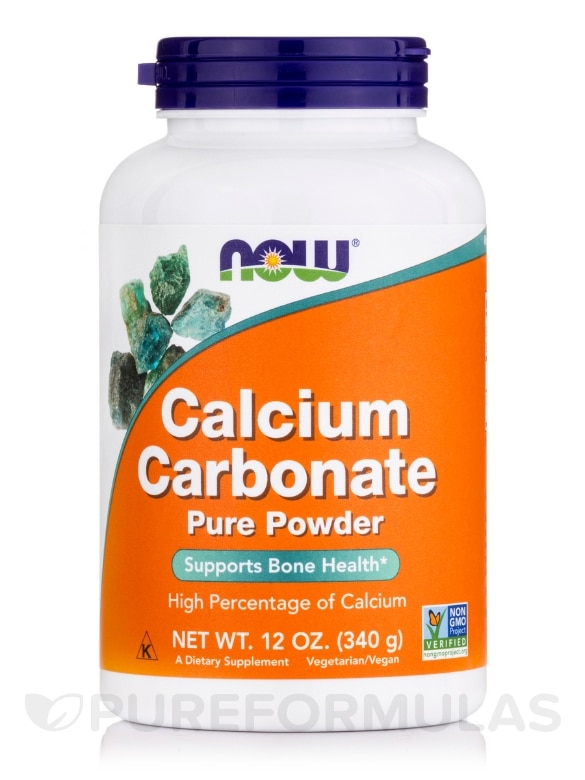 Calcium Carbonate Pure Powder - 12 oz (340 Grams)
