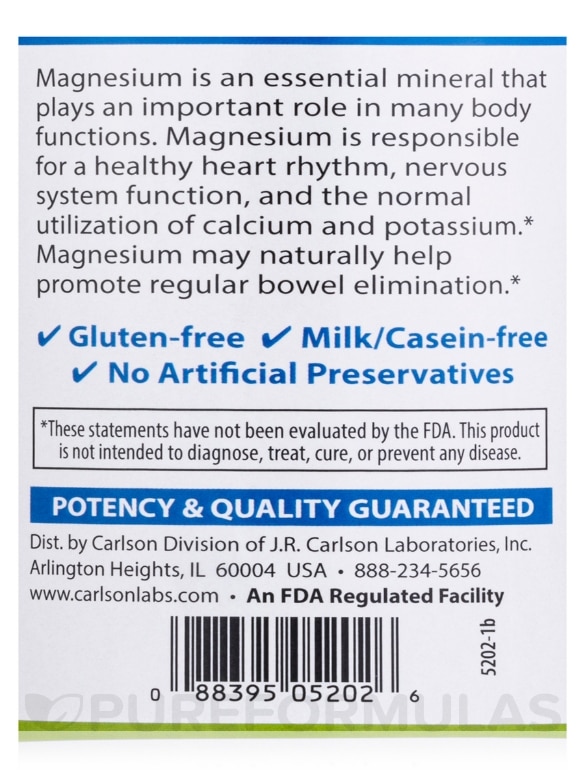 Liquid Magnesium 400 mg - 250 Soft Gels - Alternate View 4