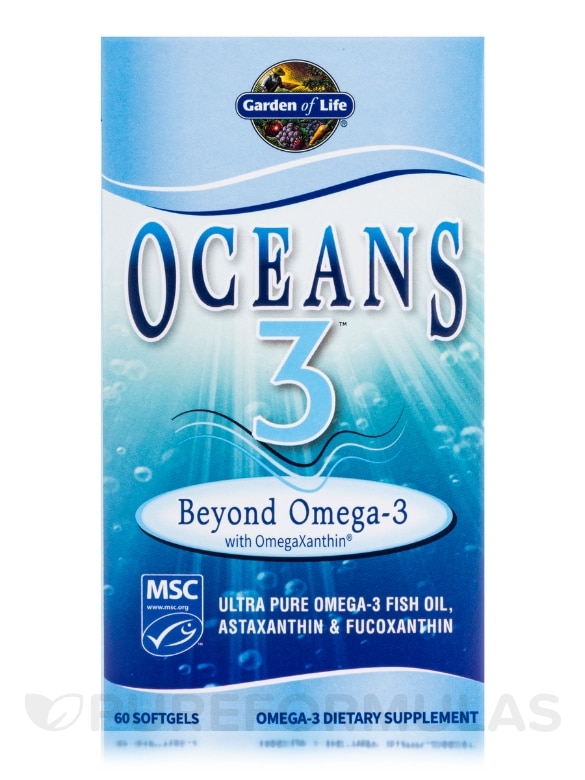 Oceans 3™ - Beyond Omega 3™ - 60 Softgels - Alternate View 3