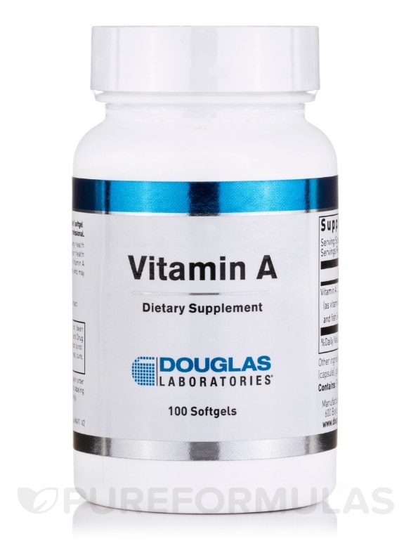 Vitamin A - 100 Softgels