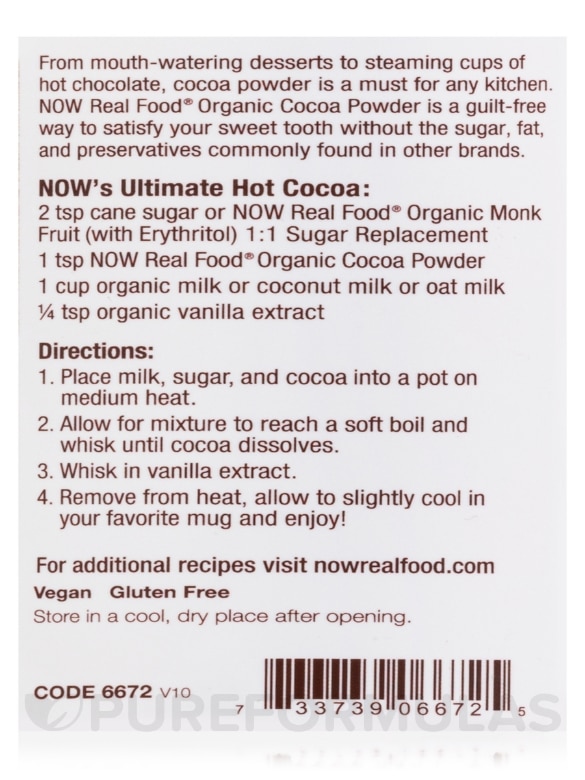 Cocoa Lovers™ Organic Cocoa Powder - 12 oz (340 Grams) - Alternate View 4