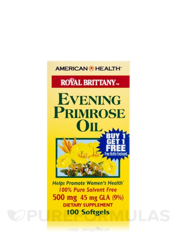 Royal Brittany™ Evening Primrose Oil 500 mg - 100 + 100 Free Softgels - Alternate View 4
