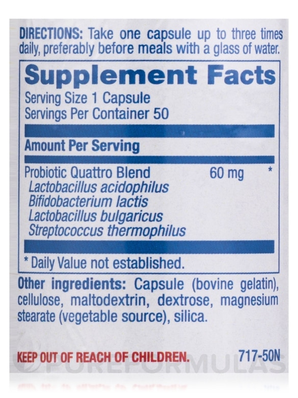 Probiotic Complete® - 50 Capsules - Alternate View 4