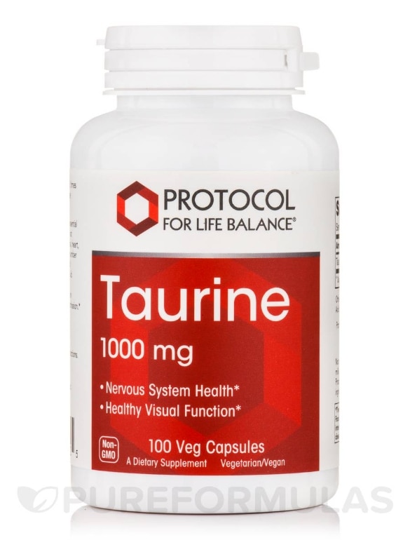 Taurine 1000 mg - 100 Veg Capsules