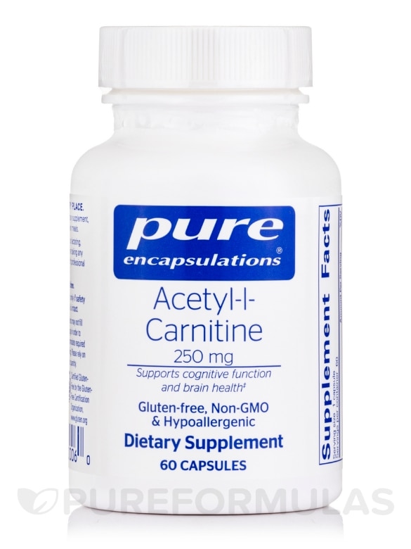 Acetyl-L-Carnitine 250 mg - 60 Capsules