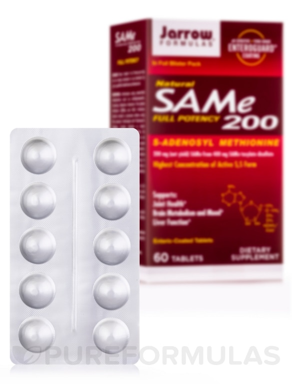 SAM-e 200 mg - 60 Tablets - Alternate View 1
