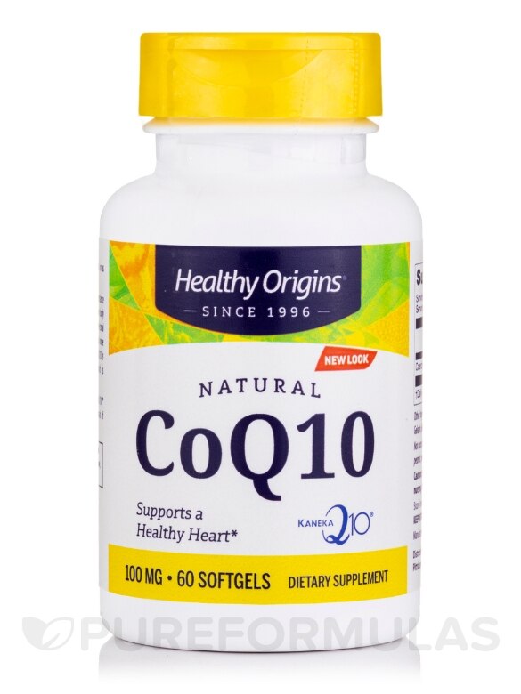 CoQ10 100 mg (Kaneka Q10™) - 60 Softgels