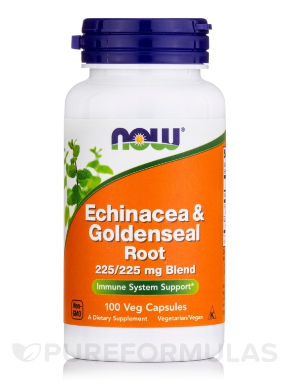 Echinacea & Goldenseal Root - 100 Capsules