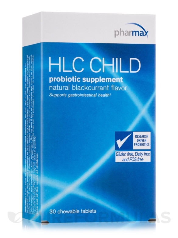 HLC Child, Natural Blackcurrant Flavor - 30 Chewable Tablets