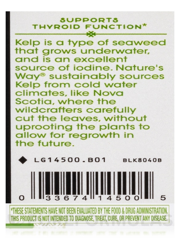 Kelp - 100 Vegan Capsules - Alternate View 6