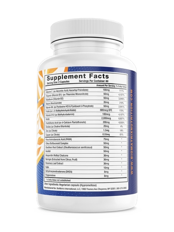 Support Adrenals - 120 Capsules - Alternate View 3