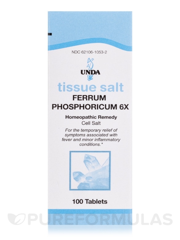 SCHUESSLER - Ferrum Phosphoricum 6X - 100 Tablets - Alternate View 3