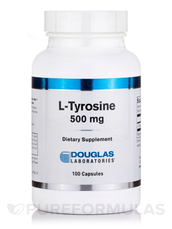 L-Tyrosine 500 mg - 100 Capsules