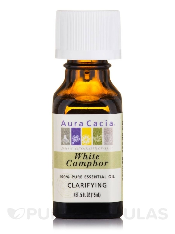 White Camphor Essential Oil (cinnamonium camphora) - 0.5 fl. oz (15 ml)